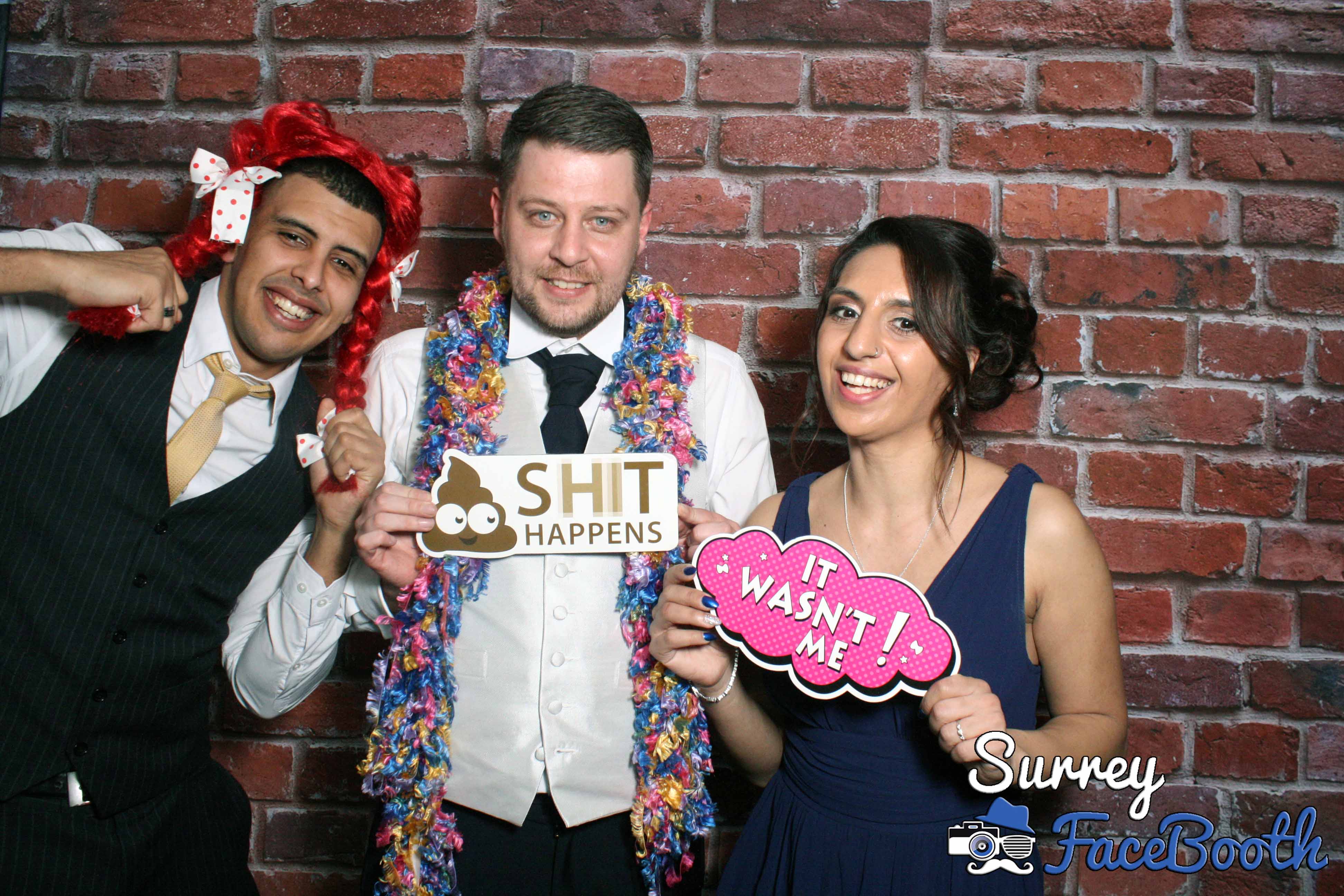 Jody & Ali's Wedding | View more photos from the event at galleries.surreyfacebooth.co.uk/u/Surrey-FaceBooth/Jody-Alis-Wedding